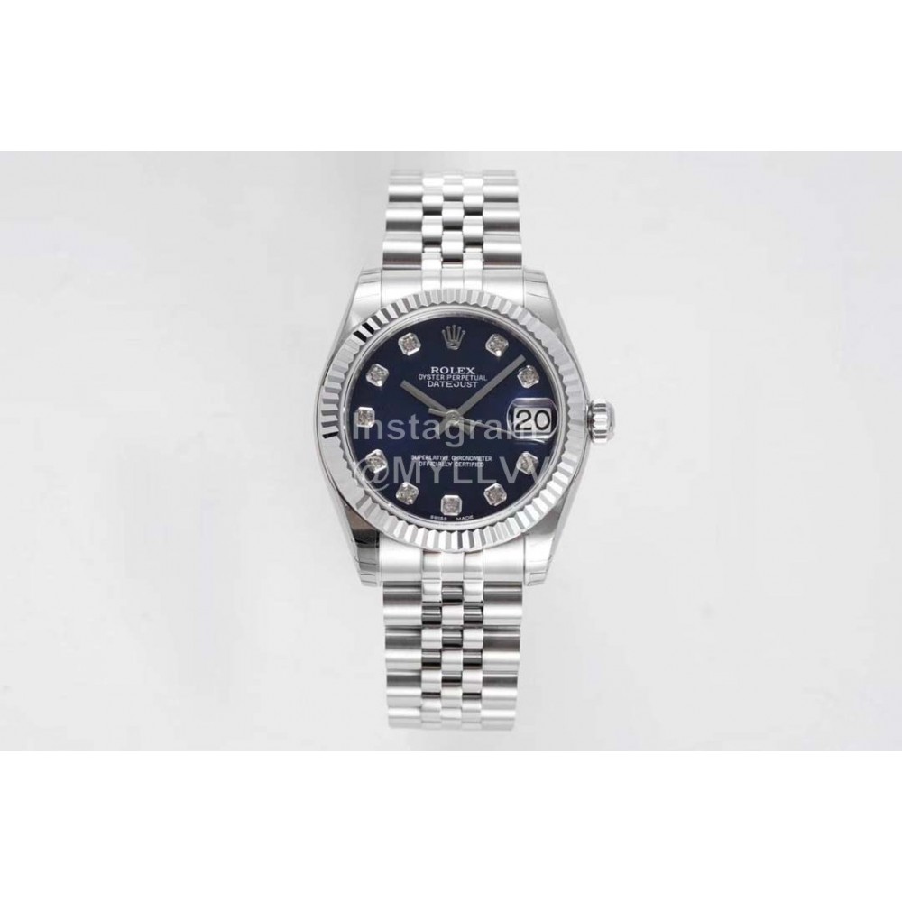 Rolex Steel Strap 31mm Dial Sapphire Crystal Watch