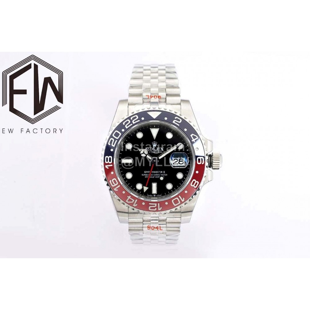 Rolex New Sapphire Crystal 904l Steel Watch Red