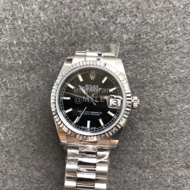 Rolex 31mm Dial Sapphire Crystal Watch Black