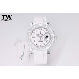 Rolex Phantomlab Tw Factory Rubber Strap Watch White