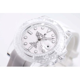 Rolex Phantomlab Tw Factory Rubber Strap Watch White