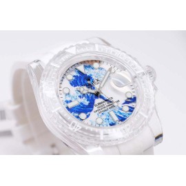 Rolex Phantomlab Tw Factory White Rubber Strap Watch