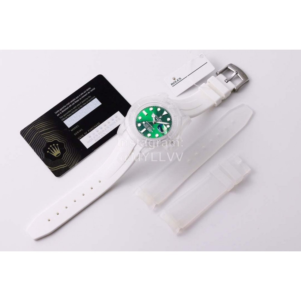 Rolex Phantomlab Tw Factory Rubber Strap Watch Green