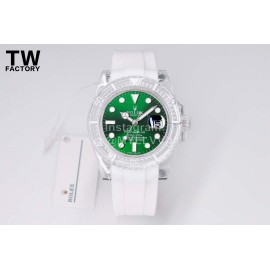 Rolex Phantomlab Tw Factory Rubber Strap Watch Green