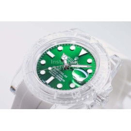 Rolex Phantomlab Tw Factory Rubber Strap Watch Green