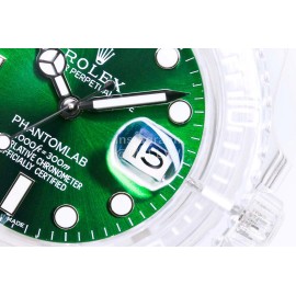 Rolex Phantomlab Tw Factory Rubber Strap Watch Green
