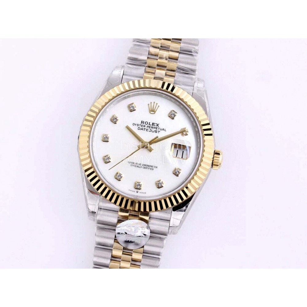 Rolex Sf Factory Oyster Perpetual Datejust 41 Watch White