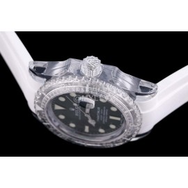 Rolex New Sapphire Crystal Rubber Strap Watch