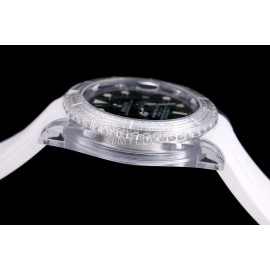 Rolex New Sapphire Crystal Rubber Strap Watch