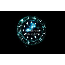 Rolex Sapphire Crystal Rubber Strap Navy Dial Watch