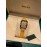 Rolex Square Dial Yellow Leather Strap Watch 