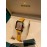 Rolex Square Dial Yellow Leather Strap Watch 
