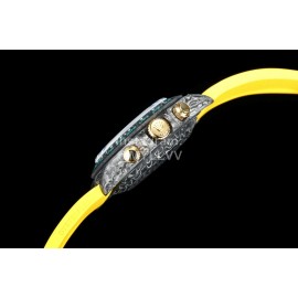 Rolex Yellow Rubber Strap Multifunctional Watch