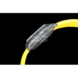 Rolex Yellow Rubber Strap Multifunctional Watch