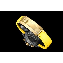 Rolex Yellow Rubber Strap Multifunctional Watch