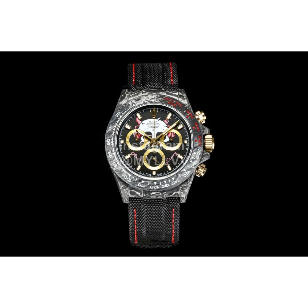 Rolex Soft Woven Strap Multifunctional Watch