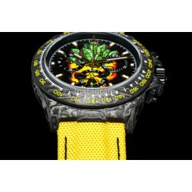 Rolex Soft Woven Strap Multifunctional Watch Yellow
