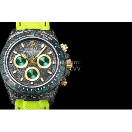 Rolex Soft Woven Strap Multifunctional Watch Green