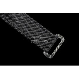 Rolex Soft Woven Strap Multifunctional Watch Black