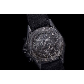 Rolex Soft Black Woven Strap Multifunctional Watch 