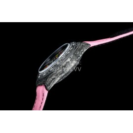 Rolex Pink Woven Strap Multifunctional Watch