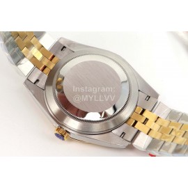 Rolex New 904l Steel 41mm White Dial Watch