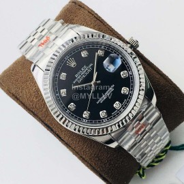 Rolex Tnt Factory Steel Strap Black Dial Watch