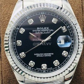 Rolex Tnt Factory Steel Strap Black Dial Watch