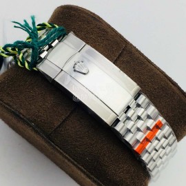 Rolex Tnt Factory Steel Strap Black Dial Watch