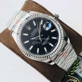 Rolex Tnt Factory New Steel Strap Black Dial Watch