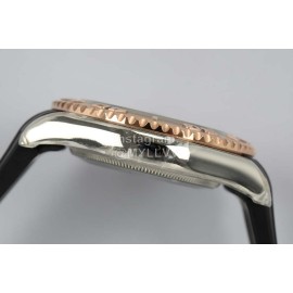 Rolex Sapphire Crystal Rubber Strap Watch Brown