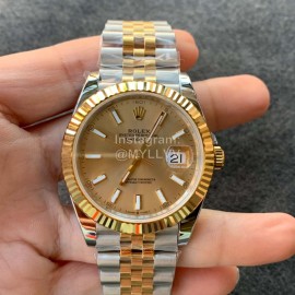 Rolex 3235 Movement Steel Strap Watch Gold