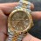 Rolex 3235 Movement Steel Strap Watch Gold