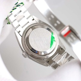 Rolex Tw Factory 316 Steel Diamond Dial Watch Silver