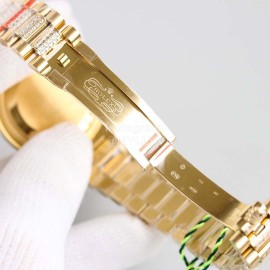 Rolex Tw Factory Diamond Dial 316 Steel Watch Gold