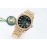 Rolex 36mm Green Dial Steel Strap Diamond Watch