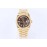 Rolex New Steel Strap 36mm Brown Dial Diamond Watch