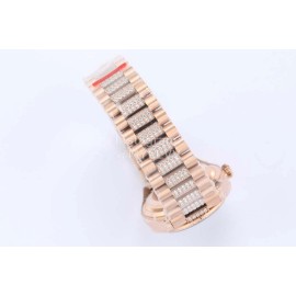 Rolex New 36mm Dial Steel Strap Diamond Watch