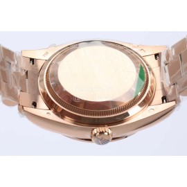 Rolex New 36mm Dial Steel Strap Diamond Watch