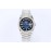 Rolex New 36mm Navy Dial Steel Strap Diamond Watch
