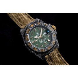 Rolex Soft Brown Strap Multifunctional Watch 