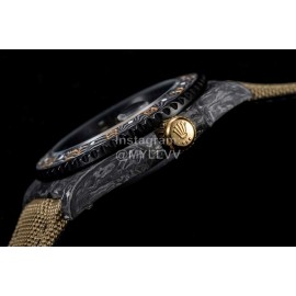 Rolex Soft Brown Strap Multifunctional Watch 