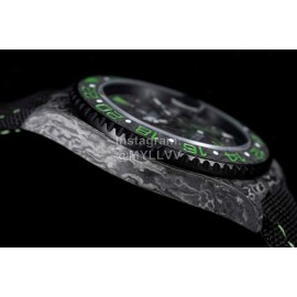 Rolex Soft Black Strap Multifunctional Watch 