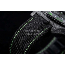 Rolex Soft Black Strap Multifunctional Watch 