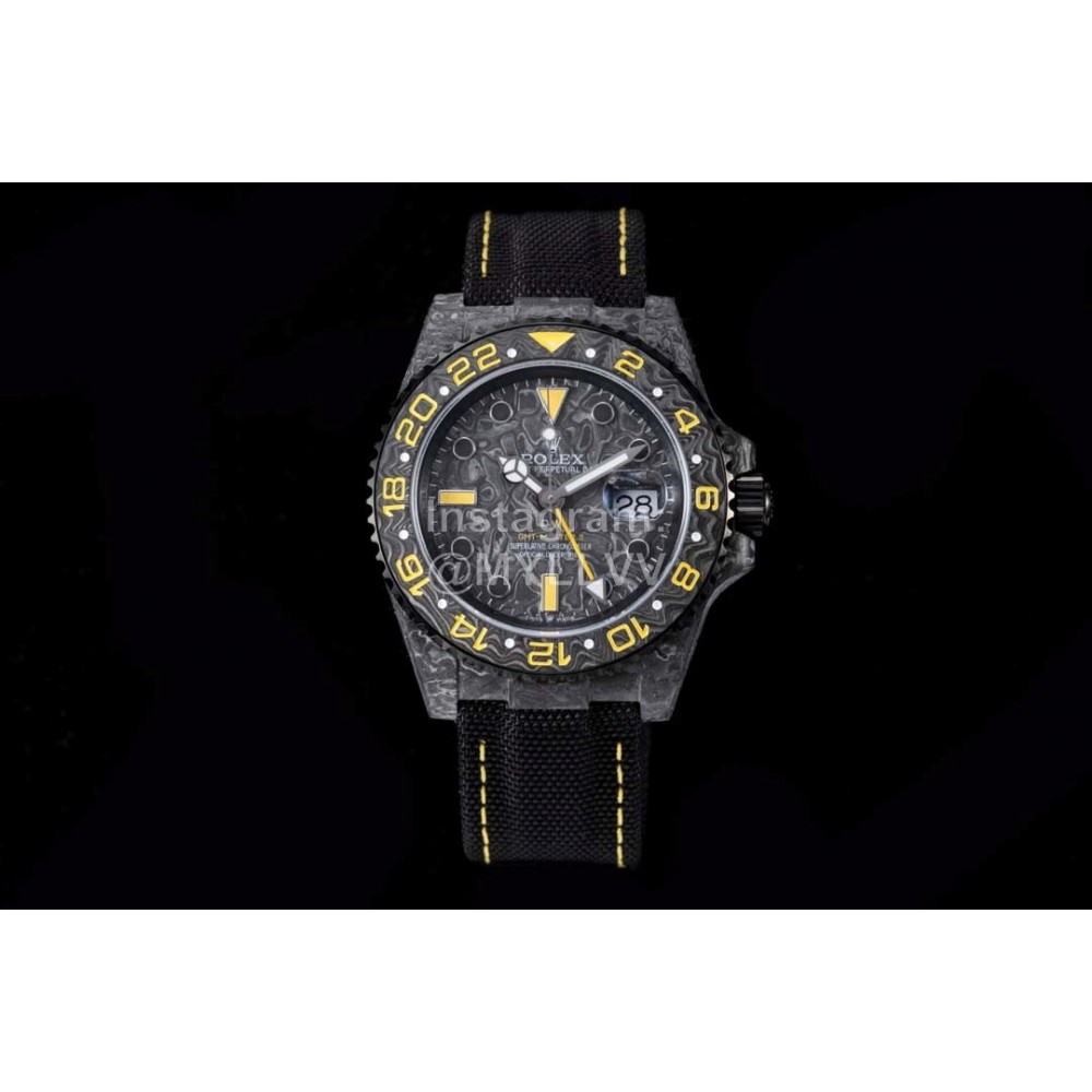 Rolex Soft Strap Multifunctional Watch Yellow