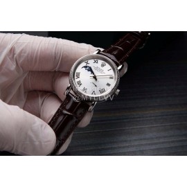 Rolex Roman Numeral Dial Sapphire Crystal Watch For Women Brown