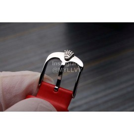 Rolex Roman Numeral Dial Sapphire Crystal Watch For Women Brown