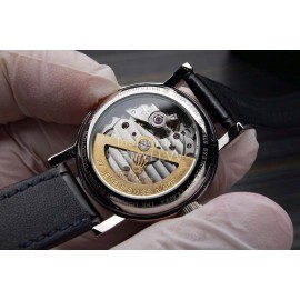 Rolex Roman Numeral Dial Sapphire Crystal Watch For Women Brown