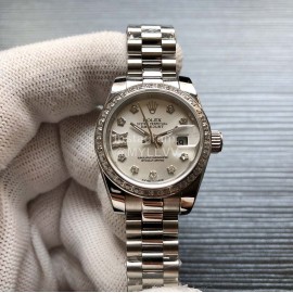 Rolex 316l Steel 28mm Dial Watch For Women