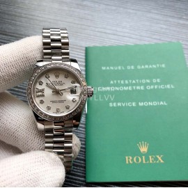 Rolex 316l Steel 28mm Dial Watch For Women